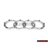 Original Audi Rings Front Grill Badge Emblem Chrome - 8Z0853605 2ZZ