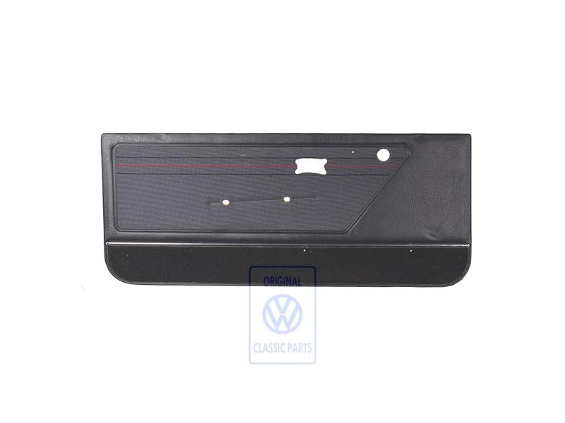 Original VW Door Panel Grey/Red/Black - 155867015BAWP8