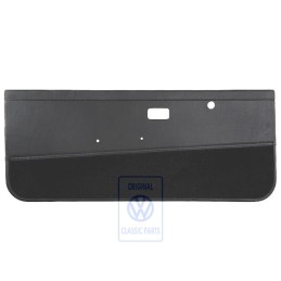 Original VW Door Panel Trim (Leather) Black - 155867015BCXV6