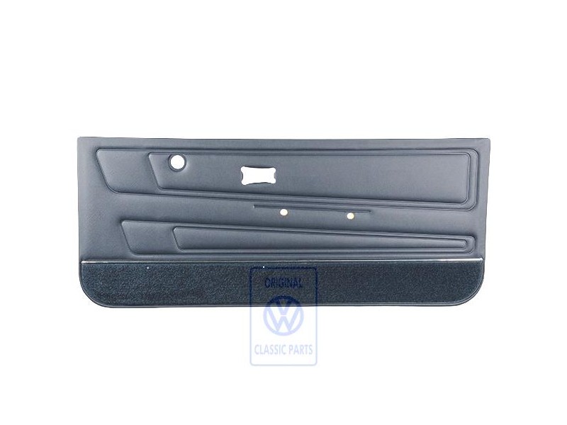 Original VW Door Trim (Leatherette) Mauritius Blue - 155867016BGWP2