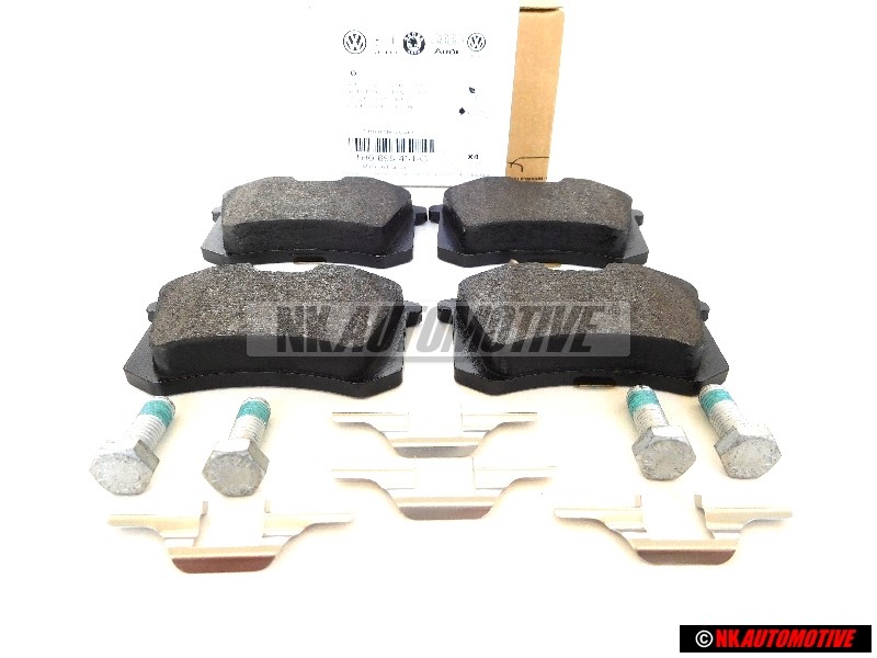 Original VW set brake pads for disk brake - 1H0698451G