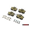 Original VW set brake pads for disk brake - 1H0698451G