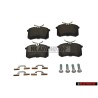 Original VW set brake pads for disk brake - 1H0698451G