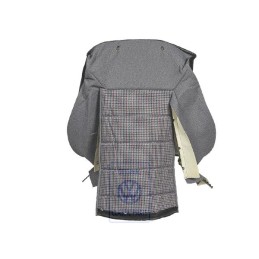 Original VW Backrest Cover (Fabric) Black/Silver - 155881801AKWL5