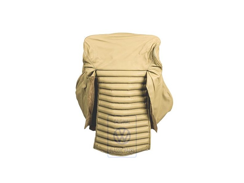 Original VW Backrest Cover (Leather) Bedouin (Brown) - 155881801AM8VX