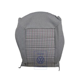 Original VW Backrest Cover (Fabric) Black/Silver - 155881805AKWL5