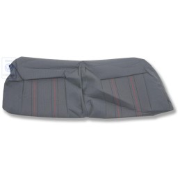 Original VW Backrest Cover (Fabric) Grey/Red - 155885805AMWE9