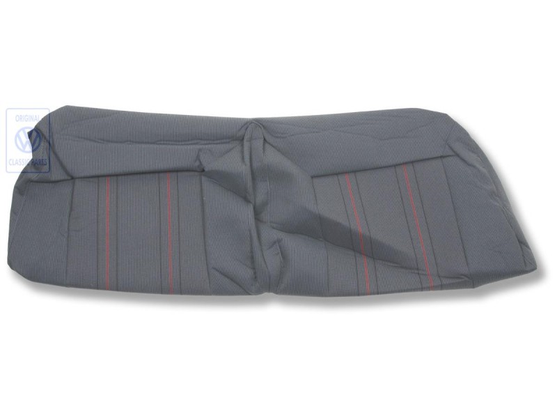 Original VW Backrest Cover (Fabric) Grey/Red - 155885805AMWE9
