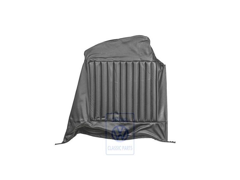 Original VW Backrest Cover (Leather/Leatherette) Black - 155885805BD1BX