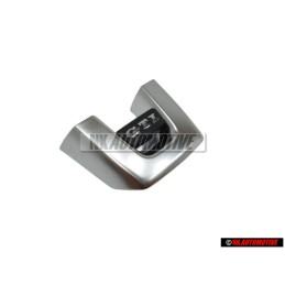 Original VW GTI Steering Wheel Badge Emblem Chrome Black - 5K0419685P UTF