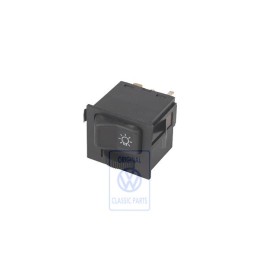 Original VW Switch For Lighting Satin Black - 323941531J 01C