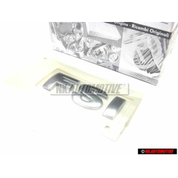 Original VW FSI Rear Trunk Boot Badge Emblem Chrome - 1J0853675L 739