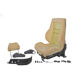 Original VW Seat Complete With Backrest And Headrest (Without Cover) - 1H0881024