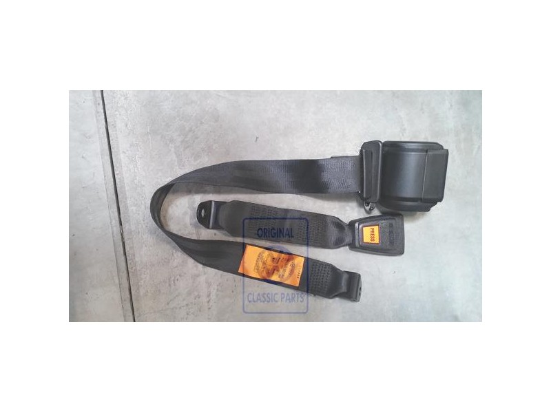 Original VW Three-Point Seat Belt With Press Button Buckle - 171857695