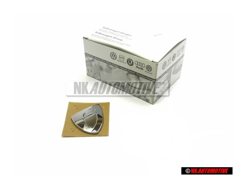 Original VW Individual Fender Wing Side Badge Emblem Chrome - 1K0853688 739