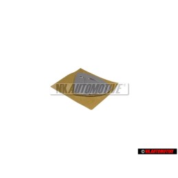 Original VW Individual Fender Wing Side Badge Emblem Chrome - 1K0853688 739