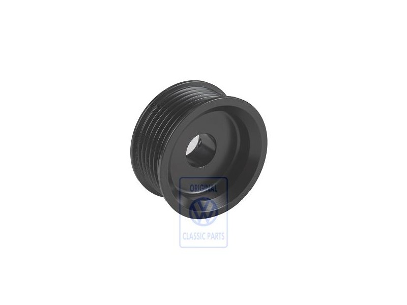 Original VW Poly V-Belt Pulley - 028903119K