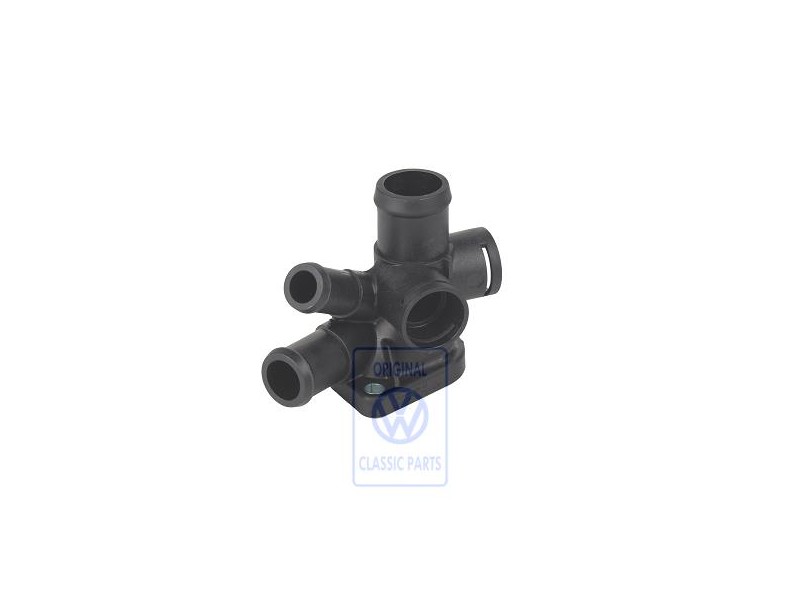 Original VW Flange With Sealing Ring - 037121144J