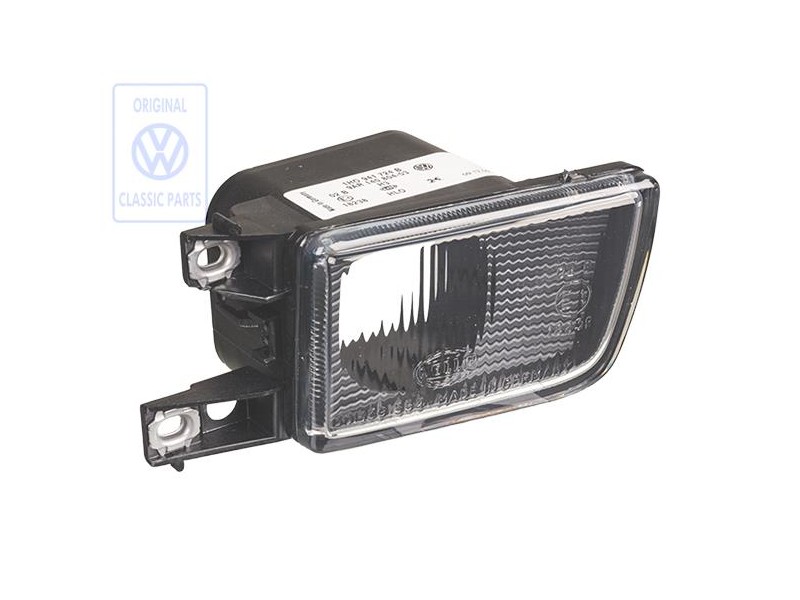 Original VW Headlight Insert, Tinted - 1H0941724B