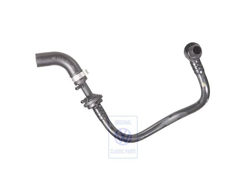 Original VW Vacuum Pipe With Non-Return Valve - 1H1614041B