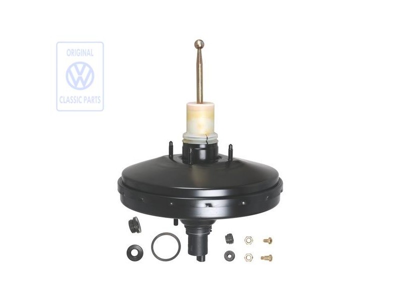 Original VW Brake Servo With Attachment Parts - 1H1698107A