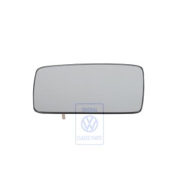 Original VW Mirror Glass (Convex) With Carrier Plate - 1H1857521D