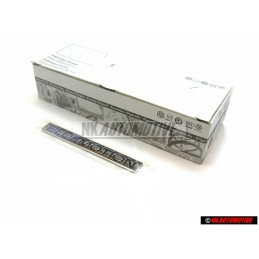 Original VW BLUE MOTION Rear Trunk Boot Badge Emblem - 6Q0853675R WWS