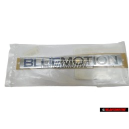 Original VW BLUE MOTION Rear Trunk Boot Badge Emblem - 6Q0853675R WWS