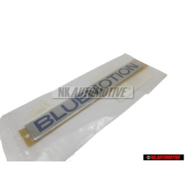 Original VW BLUE MOTION Rear Trunk Boot Badge Emblem - 6Q0853675R WWS