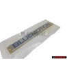 Original VW BLUE MOTION Rear Trunk Boot Badge Emblem - 6Q0853675R WWS