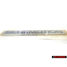 Original VW BLUE MOTION Rear Trunk Boot Badge Emblem - 6Q0853675R WWS