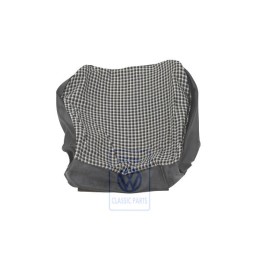 Original VW Seat Covering (Fabric) Black/White - 171881405AJDW4