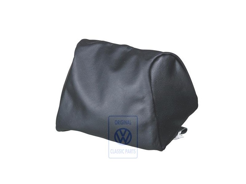 Original VW Cover For Head Restraint Leather/Leatherette Black - 1H0881921AFFAT
