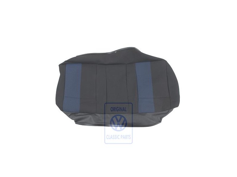 Original VW Seat Covering (Fabric) Black/Blue - 1H0885405CJFGZ