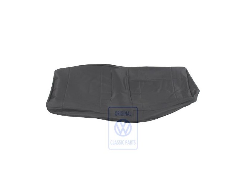 Original VW Backrest Cover (Leatherette) Black - 1H0885805DNFHX