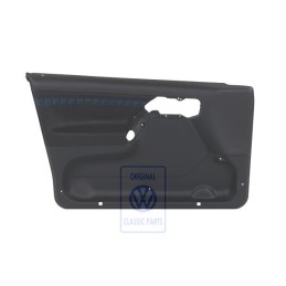 Original VW Door Panel Trim (Cloth) Black/Blue - 1H4867011BKELZ