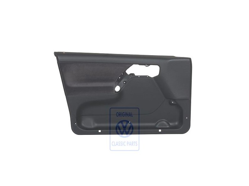 Original VW Door Panel Trim (Cloth) Black - 1H4867011BPBKU