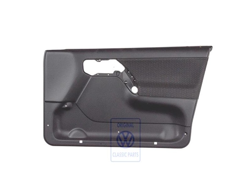 Original VW Door Panel Trim (Cloth) Black - 1H4867012BHBFY