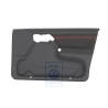 Original VW Door Panel Trim (Cloth) Black/Red - 1H4867012BHDYE