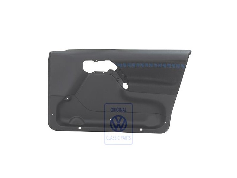Original VW Door Panel Trim (Cloth) Black/Blue - 1H4867012BHDYQ