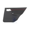 Original VW Door Panel Trim (Cloth) Black/Red - 1H4867212BDECZ