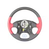 Original VW Steering Wheel (Leather) Satin Black/Flash Red - 1H0419091AMEQZ