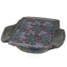 Original VW Seat Cover (Cloth/Leatherette) Black - 1H0881405CFDSW