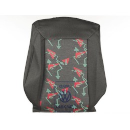 Original VW Backrest Cover (Fabric) Black/Red/Green - 1H0881805BNETH