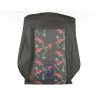 Original VW Backrest Cover (Fabric) Black/Red/Green - 1H0881805BNETH