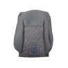 Original VW Backrest Cover (Fabric) Black - 1H0881805ECDTN
