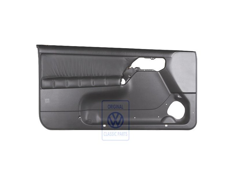 Original VW Door Trim (Leather/Leatherette) Black - 1H3867011ANCNN