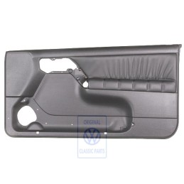Original VW Door Trim (Leather/Leatherette) Black - 1H3867012ANCNN