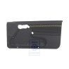 Original VW Door Panel Trim (Cloth) Black/Yellow - 1H3867012APDYW