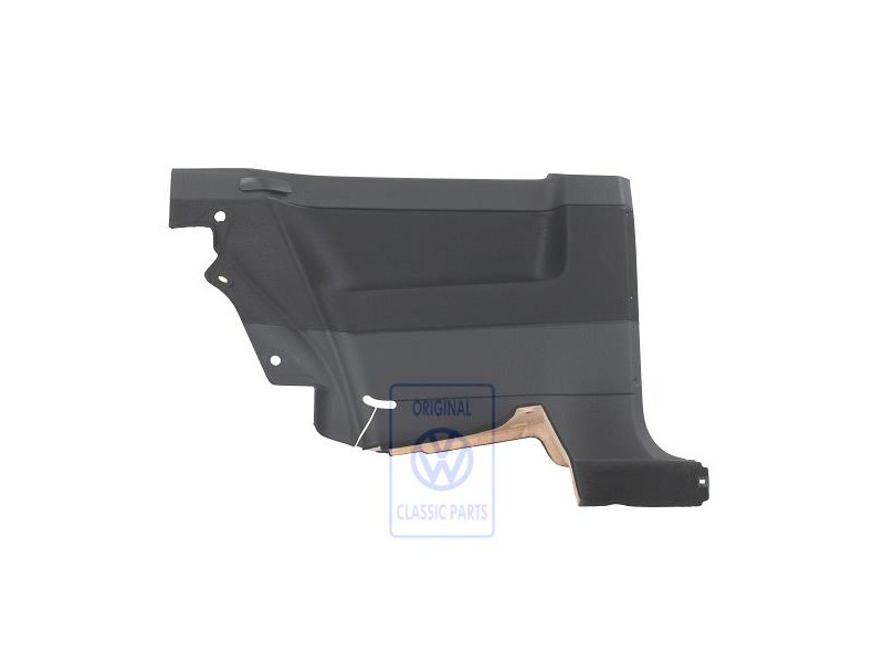 Original VW Side Trim (Fabric) Black - 1H3867043BJBLQ